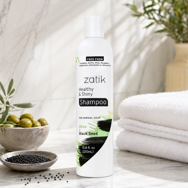 Healthy Shiny Shampoo | Organic Hair Products Made with Black Seed