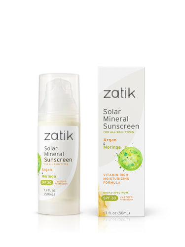 Solar Mineral Sunscreen SPF 30 - Zatik Naturals