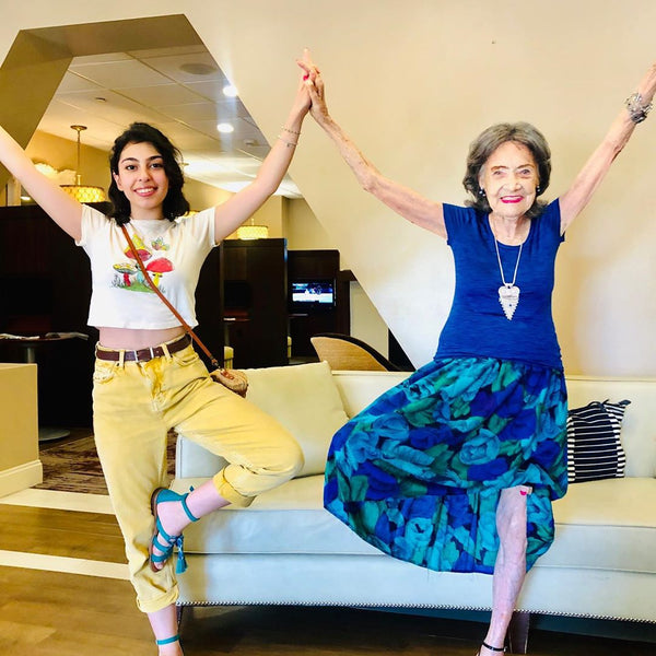 Teen Yogi with Tao Porchon-Lynch
