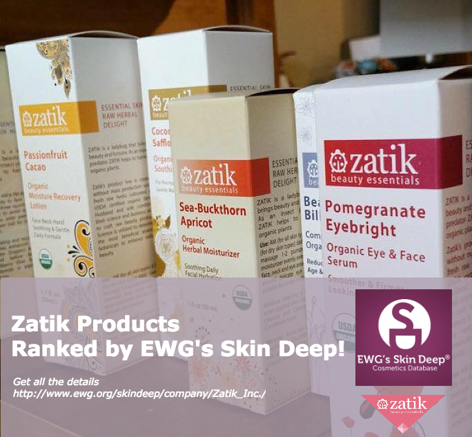 Zatik’s Skin Deep Rankings from EWG