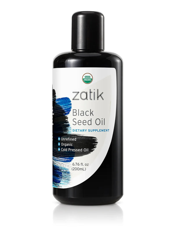 Organic Black Seed Oil 6.76oz | Cold-Pressed | Zatik Naturals