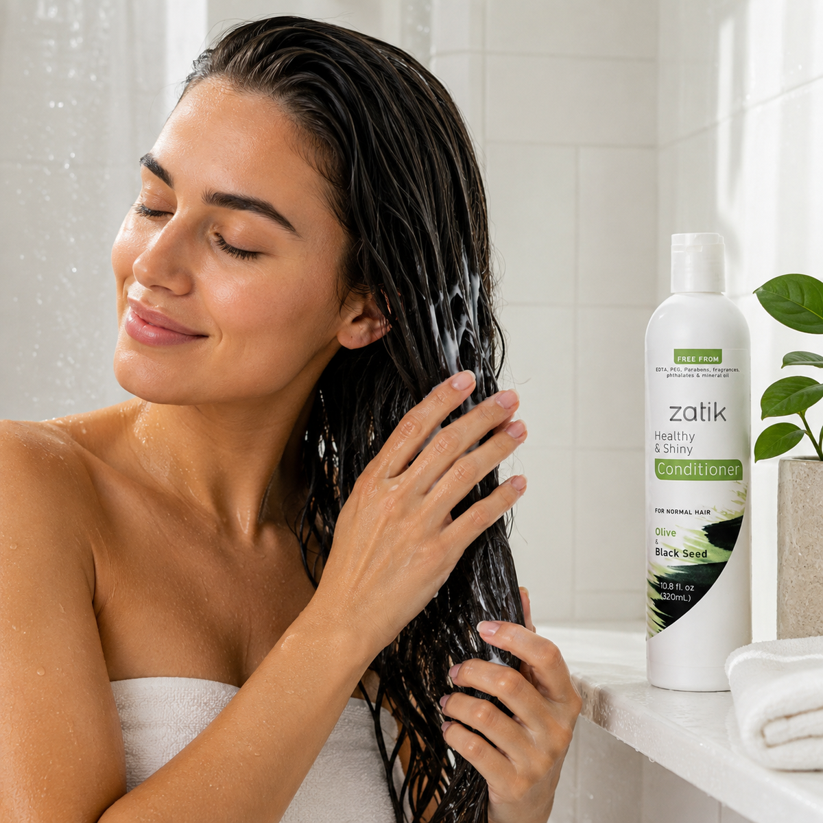 Healthy Shiny Conditioner | Organic Hair Products with Black Seed