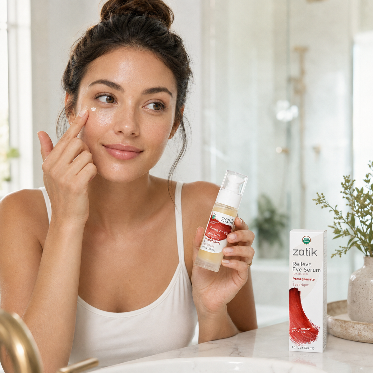 Zatik Relieve Eye Serum |Anti-aging eye serum | Organic Eye Cream