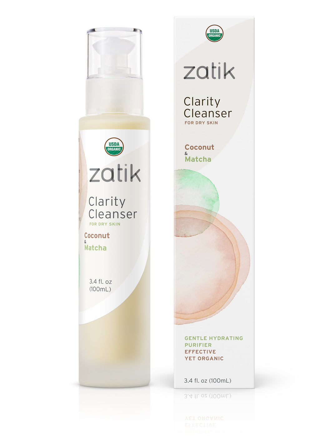 Clarity Cleanser 1.7 oz Certified Organic - Zatik Naturals